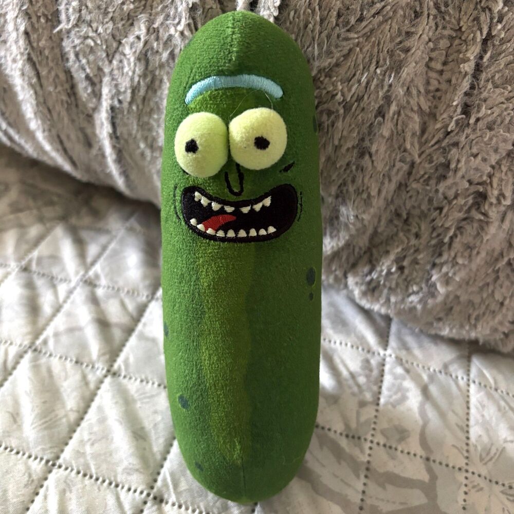 Rick and Morty Pickle Rick Funko Plush 8" Adult Swim Soft Stuffed Collectible